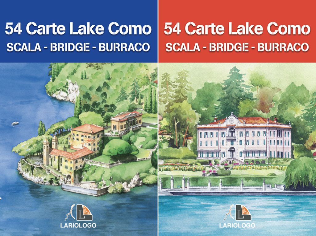 Carte da gioco con immagini del Lago di Como - Editrice Lariologo